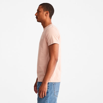 Mens Dunstan River T-Shirt for Men in Light Pink - Timberland
