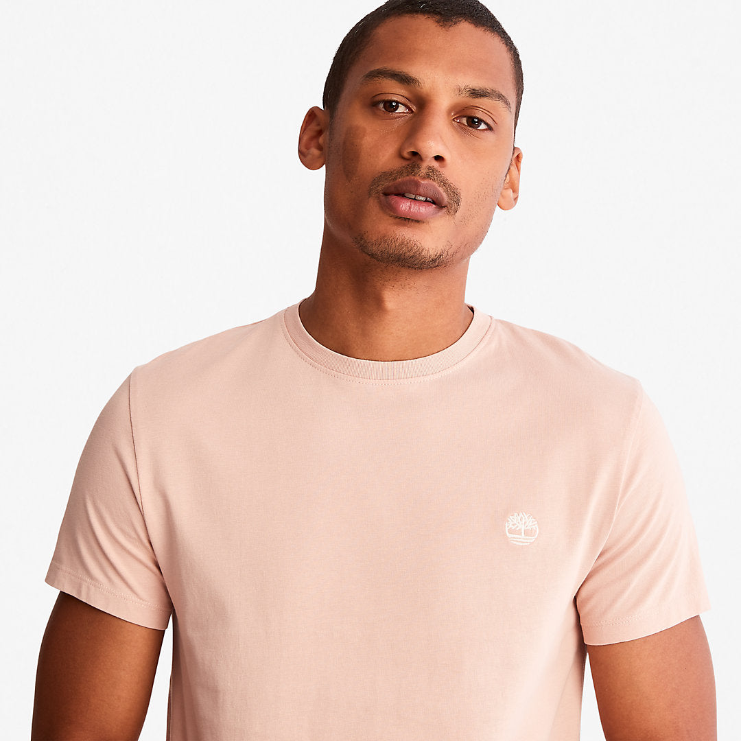 Mens Dunstan River T-Shirt for Men in Light Pink - Timberland