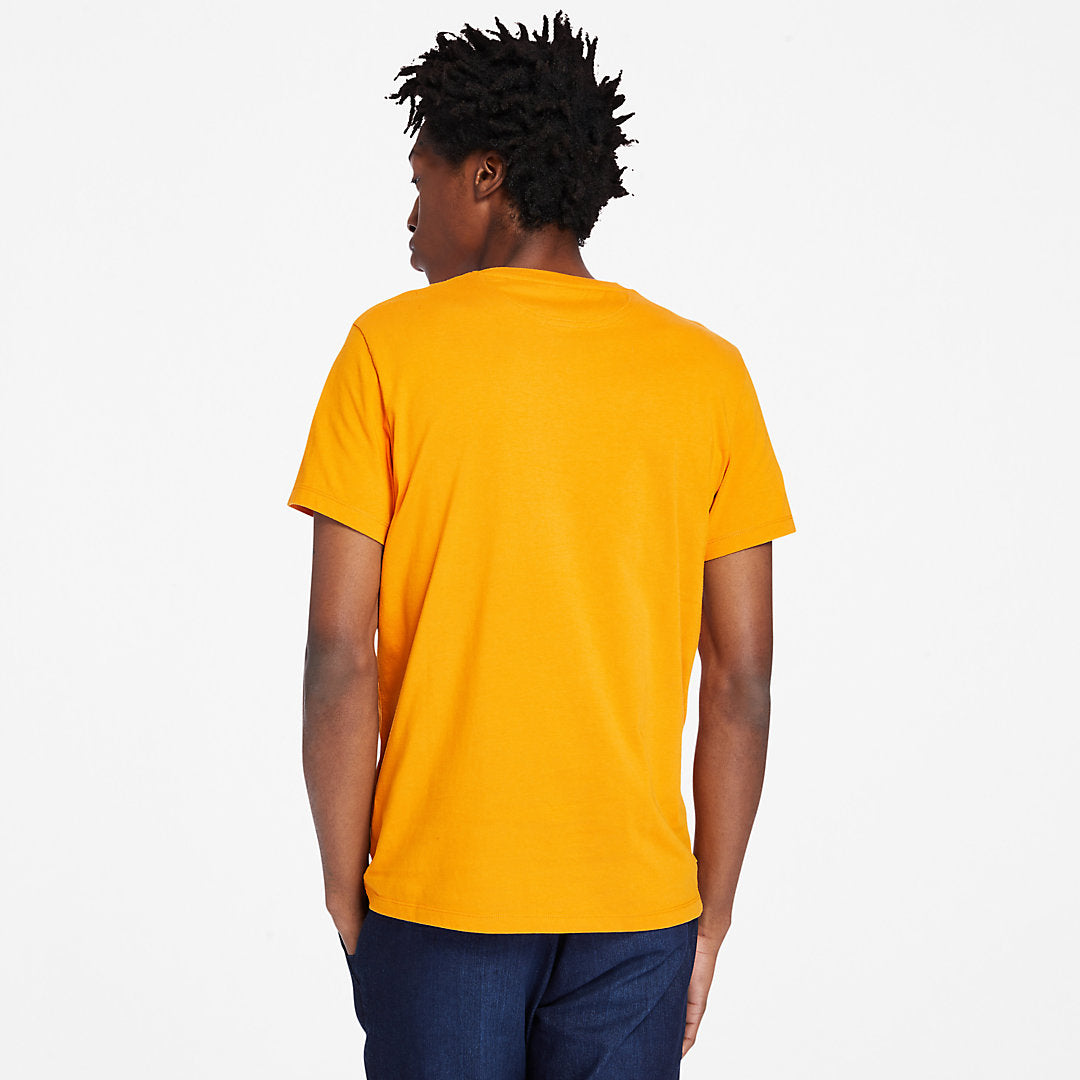 Mens Dunstan River Crew Tee for Men in Orange - Timberland