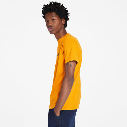 Mens Dunstan River Crew Tee for Men in Orange - Timberland