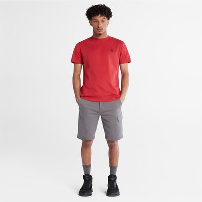 Mens Dunstan River Crew T-Shirt for Men in Red - Timberland