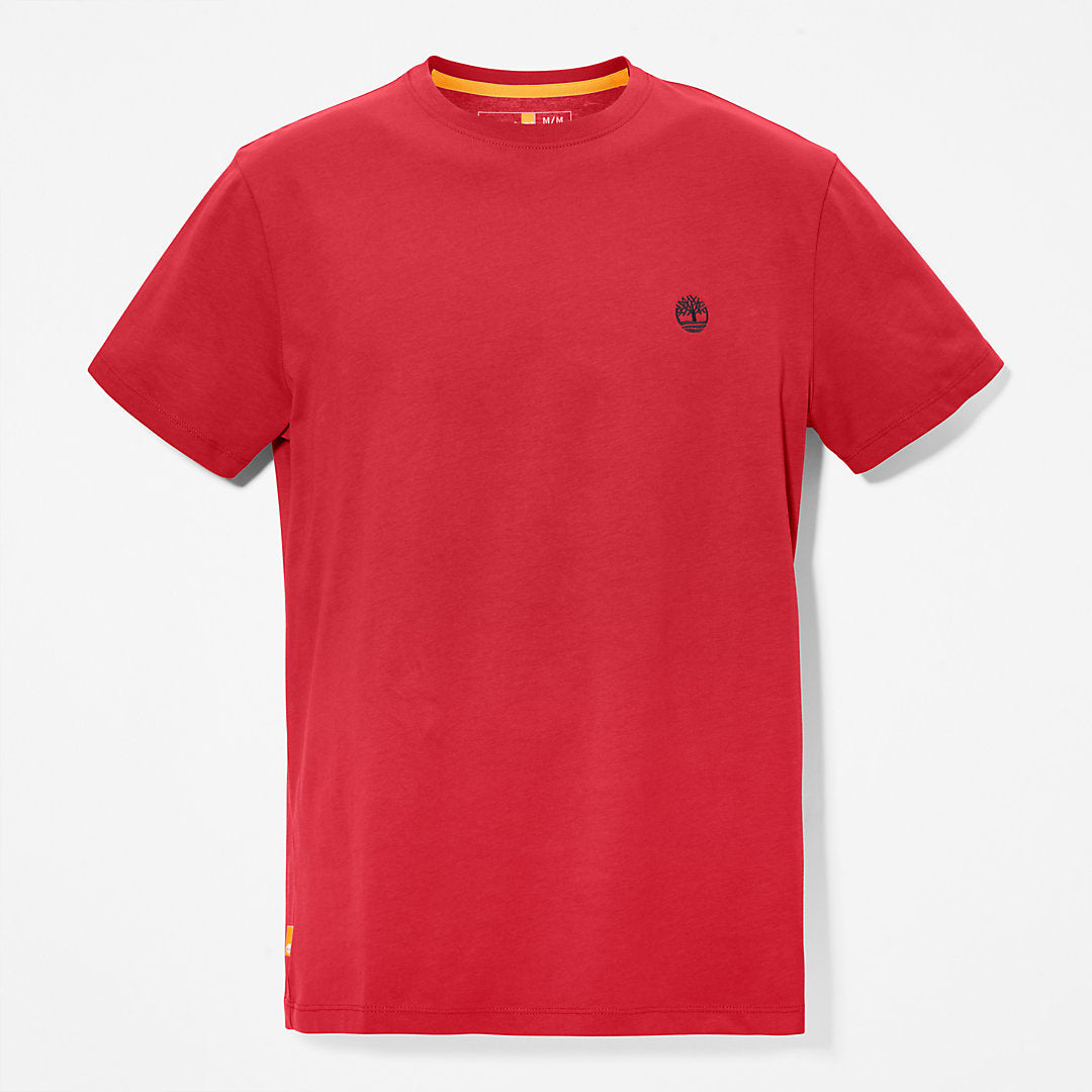 Mens Dunstan River Crew T-Shirt for Men in Red - Timberland