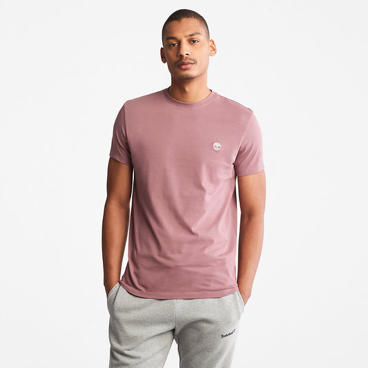Mens Dunstan River T-Shirt for Men in Pink - Timberland