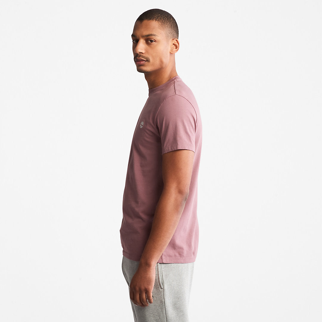 Mens Dunstan River T-Shirt for Men in Pink - Timberland