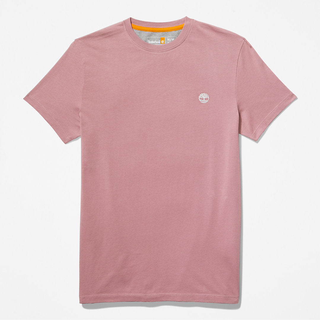 Mens Dunstan River T-Shirt for Men in Pink - Timberland
