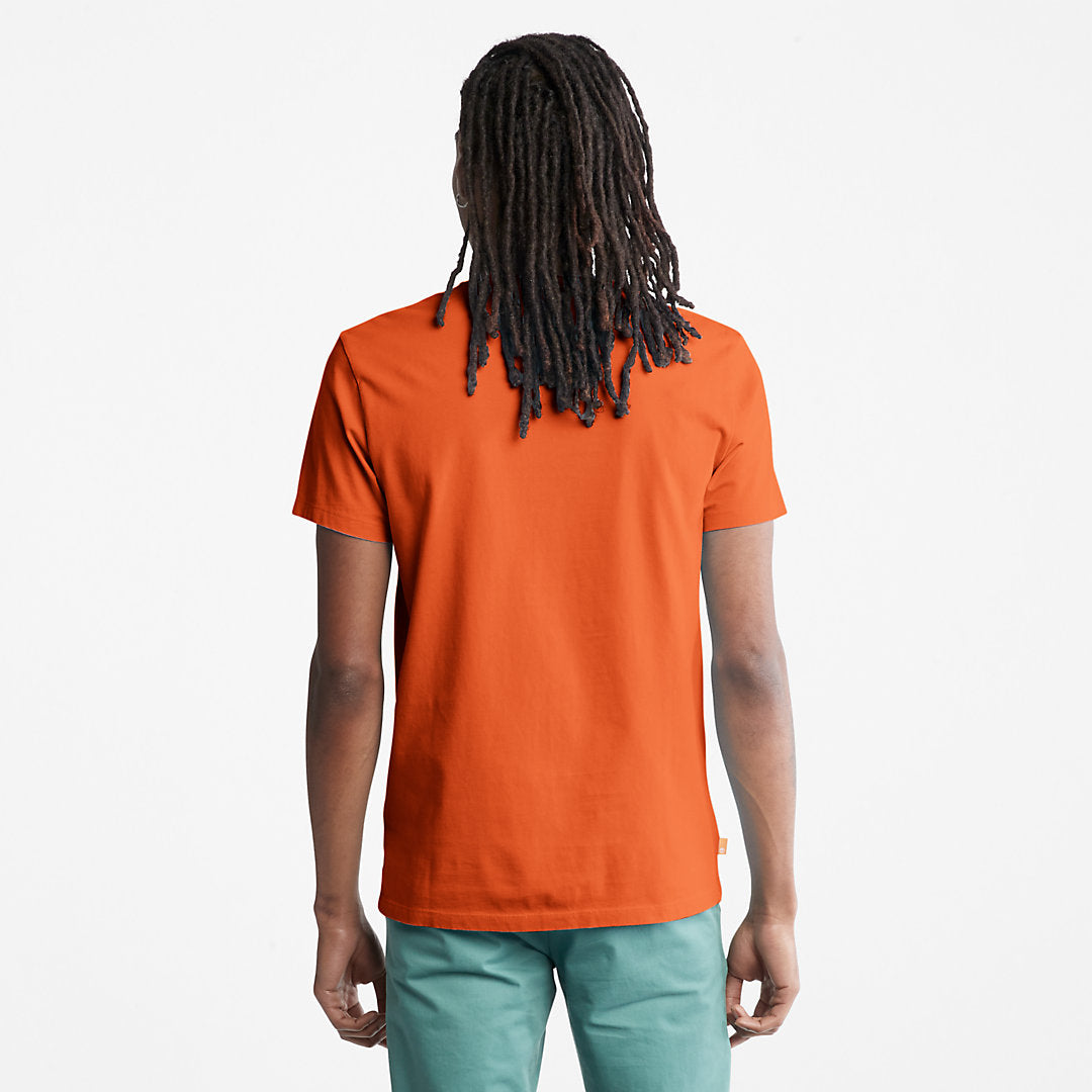 Mens Dunstan River T-Shirt for Men in Orange - Timberland