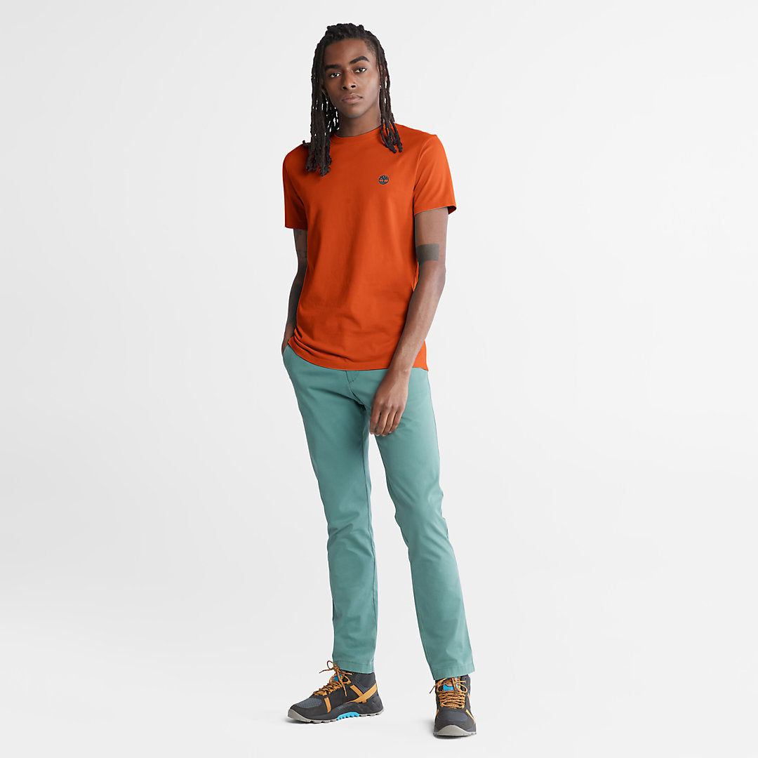 Mens Dunstan River T-Shirt for Men in Orange - Timberland