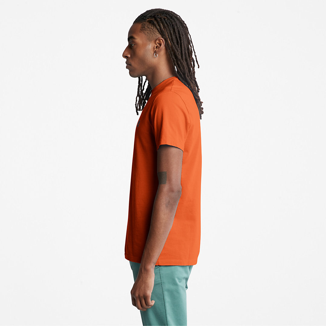 Mens Dunstan River T-Shirt for Men in Orange - Timberland