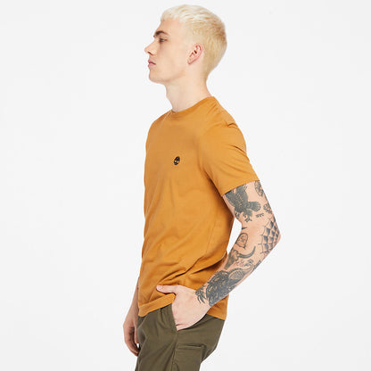 Mens Dunstan River Crew Tee for Men in Yellow - Timberland