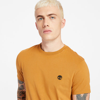 Mens Dunstan River Crew Tee for Men in Yellow - Timberland