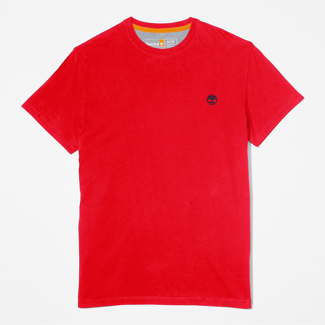 Mens Dunstan River Crew Tee for Men in Red - Timberland