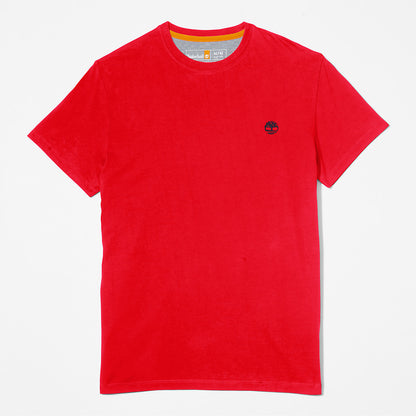 Mens Dunstan River Crew Tee for Men in Red - Timberland
