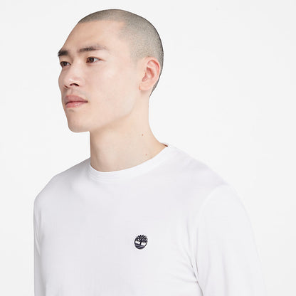 Mens Dunstan River LS T-Shirt for Men in White - Timberland