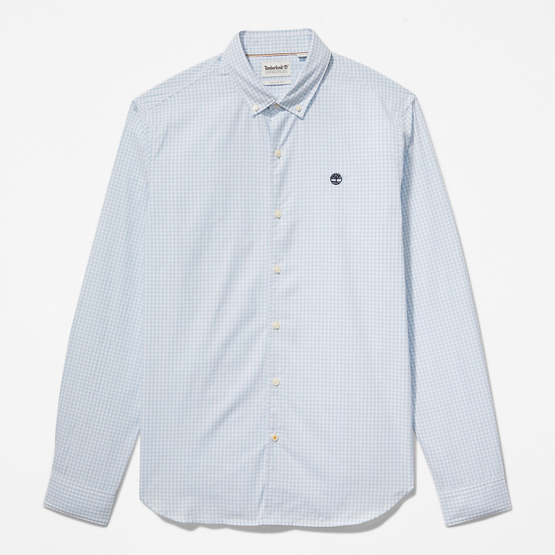 Mens Suncook River Gingham Shirt for Men in Blue - Timberland