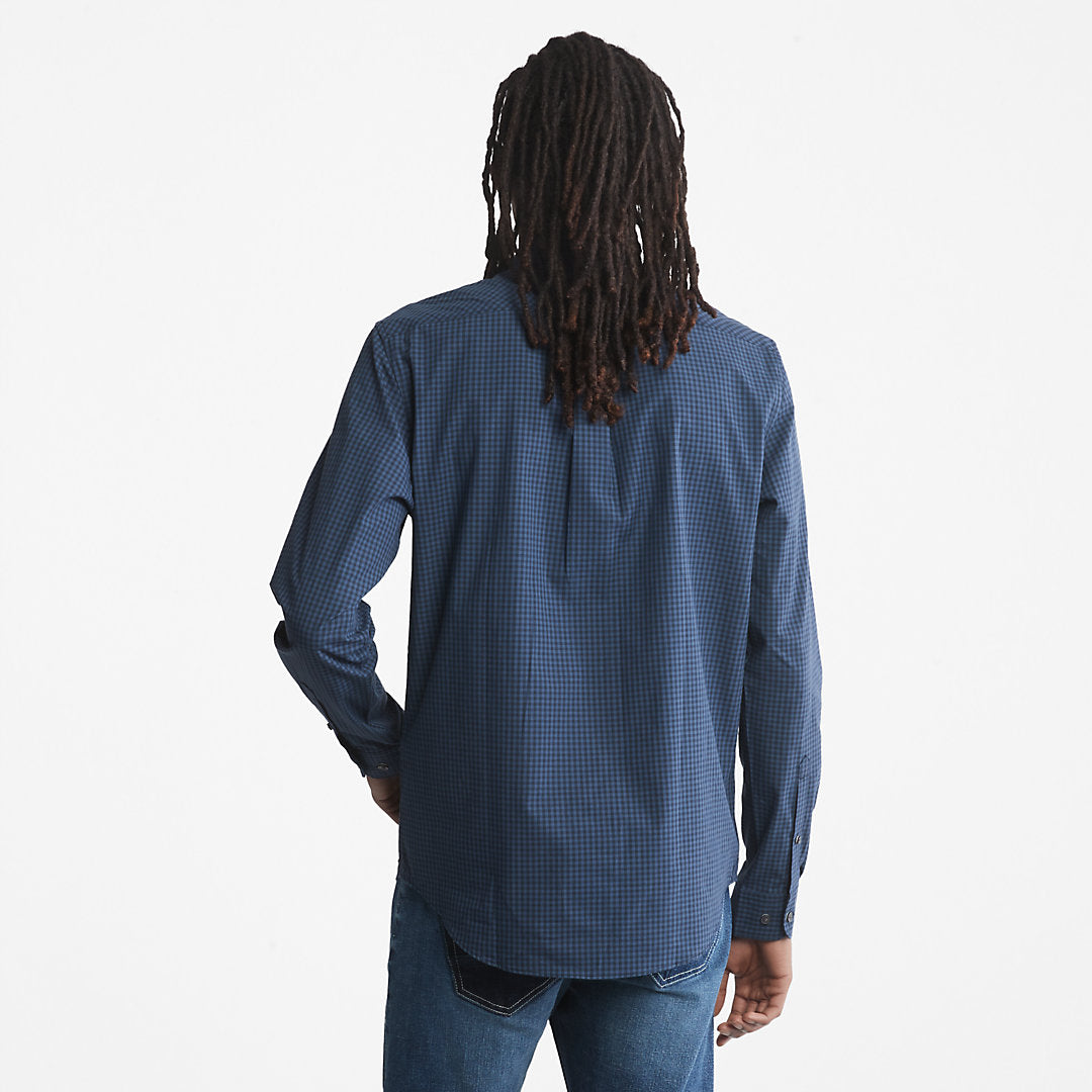 Mens Suncook River Poplin Shirt for Men in Navy - Timberland