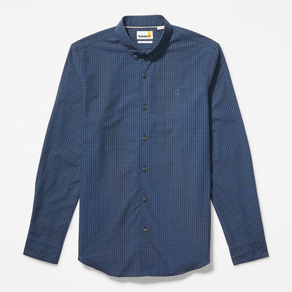Mens Suncook River Poplin Shirt for Men in Navy - Timberland