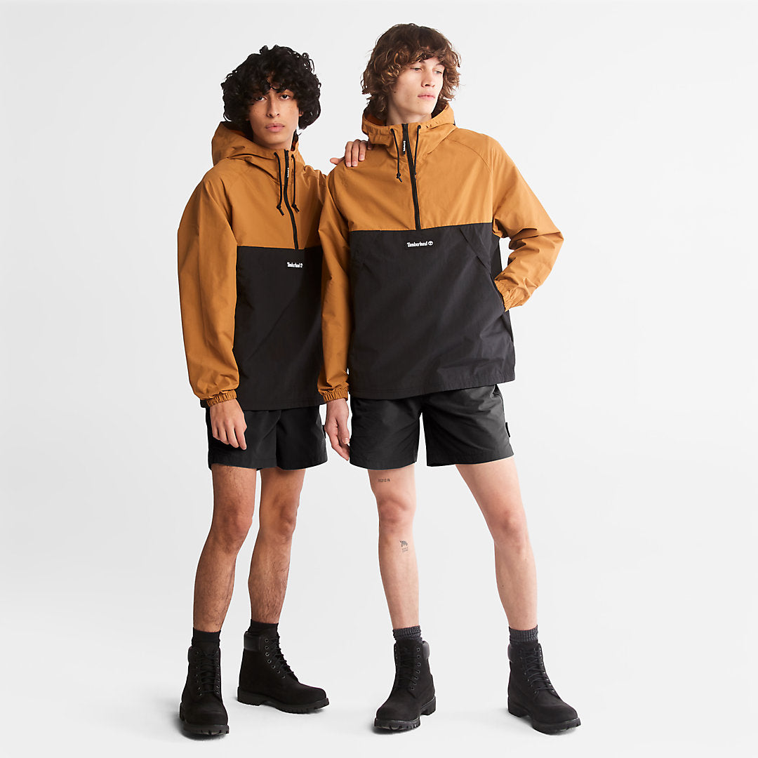 Mens Pullover Windbreaker Jacket for All Gender in Yellow - Timberland