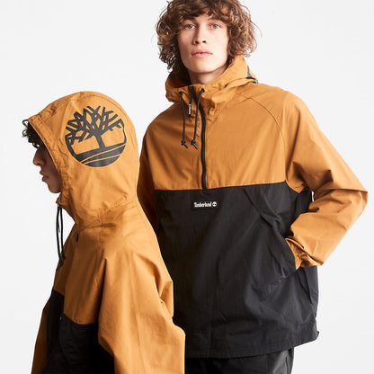Mens Pullover Windbreaker Jacket for All Gender in Yellow - Timberland
