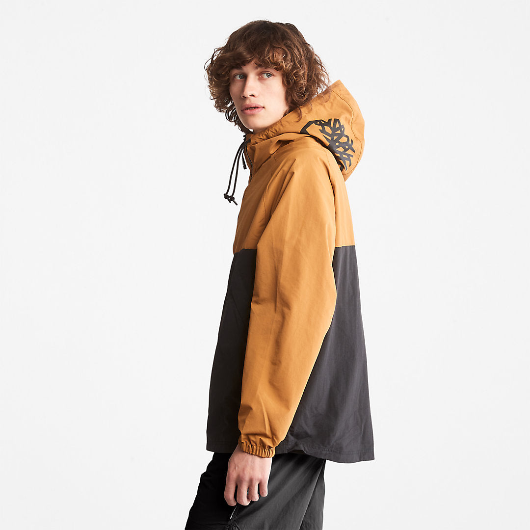 Mens Pullover Windbreaker Jacket for All Gender in Yellow - Timberland