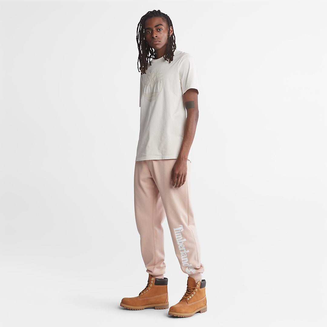 Mens Core Logo Sweatpants for Men in Light Pink - Timberland