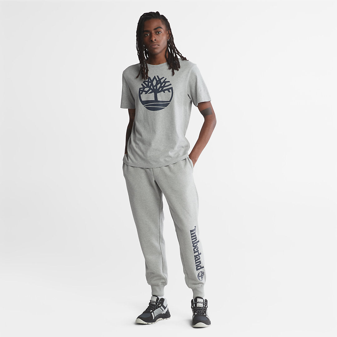 Mens Logo Sweatpants for Men in Grey - Timberland
