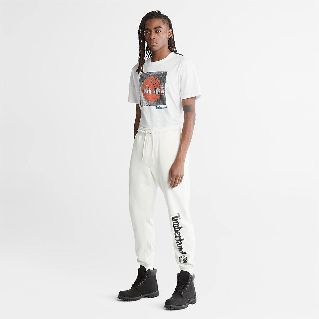 Mens Core Logo Sweatpants for Men in White - Timberland
