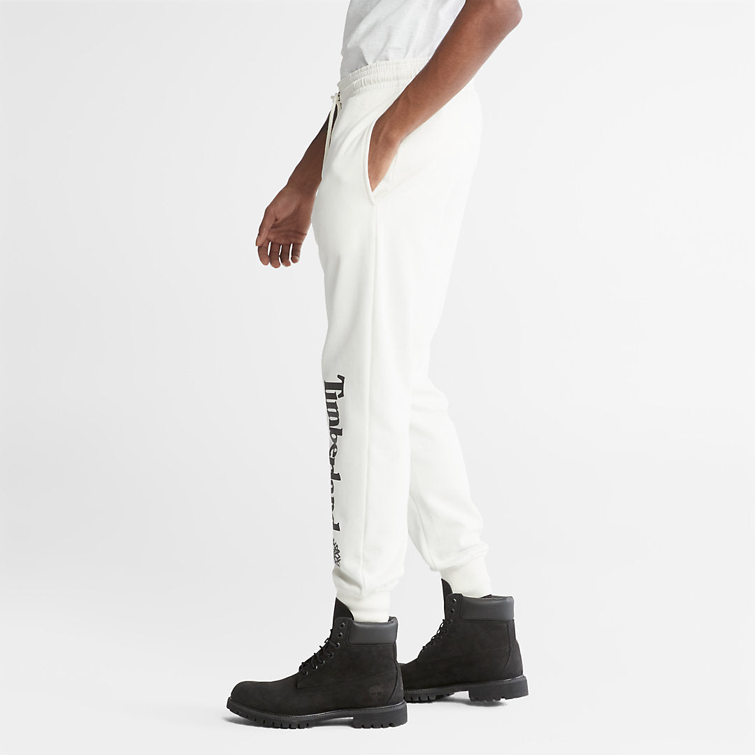 Mens Core Logo Sweatpants for Men in White - Timberland