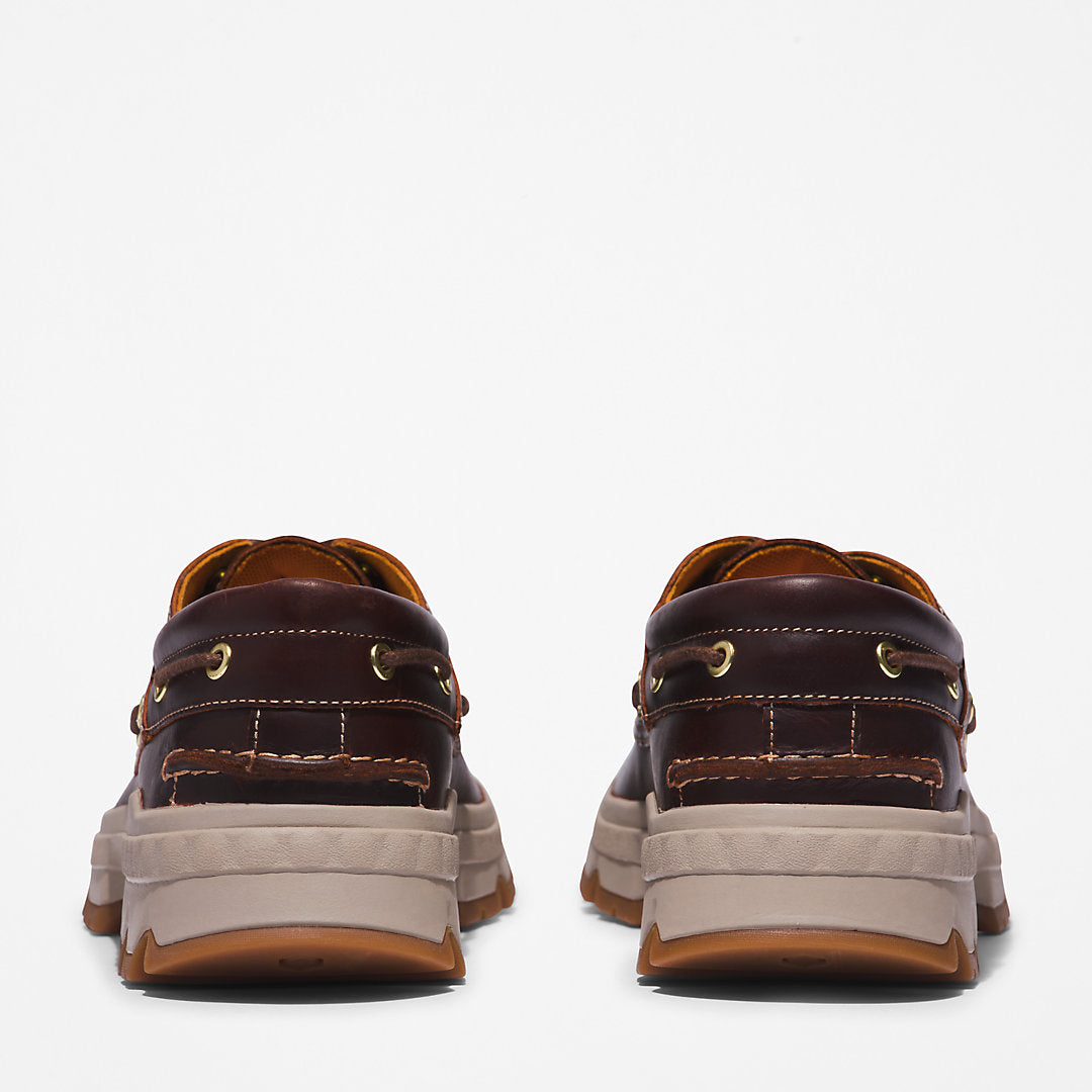 Mens GreenStride™ TBL® Originals EK+ Moc-toe Boat Shoe for Men in Burgundy - Timberland