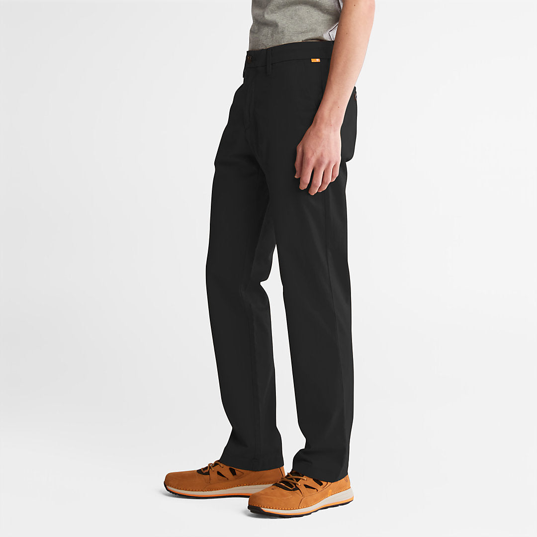 Mens Squam Lake Twill Chino Pants for Men in Black - Timberland