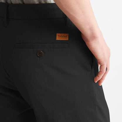 Mens Squam Lake Twill Chino Pants for Men in Black - Timberland