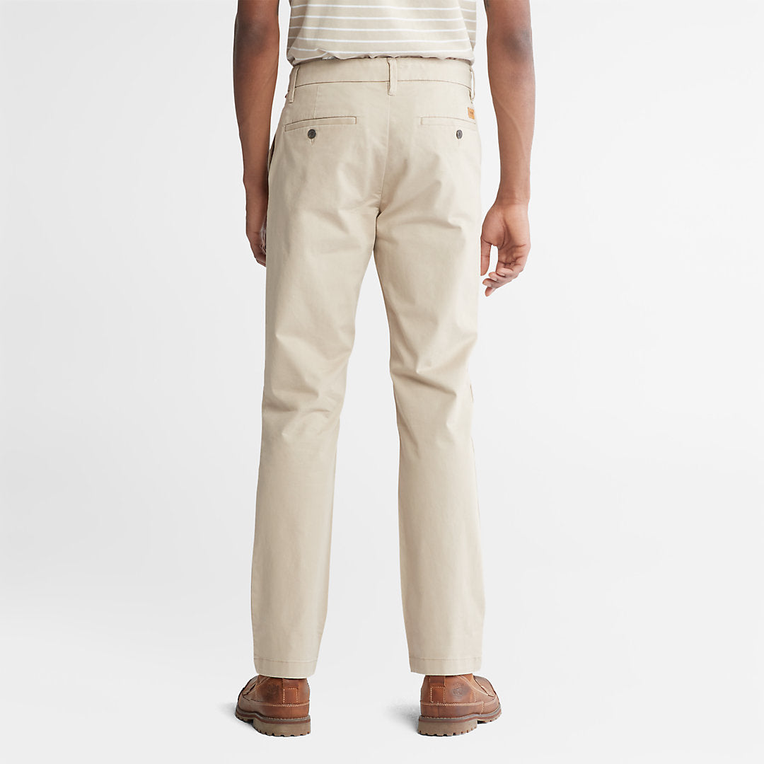 Mens Squam Lake Stretch Chinos for Men in Beige - Timberland