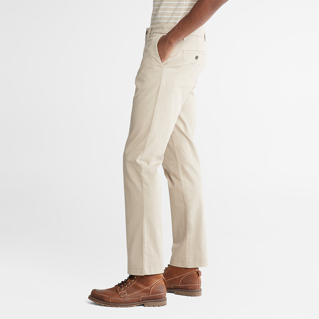 Mens Squam Lake Stretch Chinos for Men in Beige - Timberland