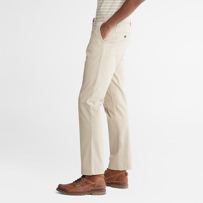 Mens Squam Lake Stretch Chinos for Men in Beige - Timberland