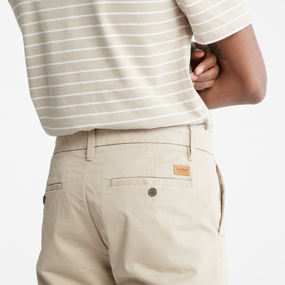 Mens Squam Lake Stretch Chinos for Men in Beige - Timberland