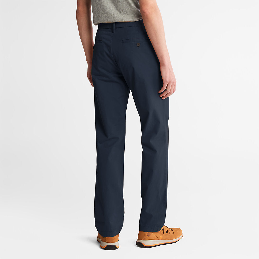 Mens Squam Lake Twill Chino Pants for Men in Navy - Timberland