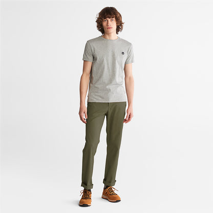 Mens Squam Lake Twill Chino Pants for Men in Green - Timberland