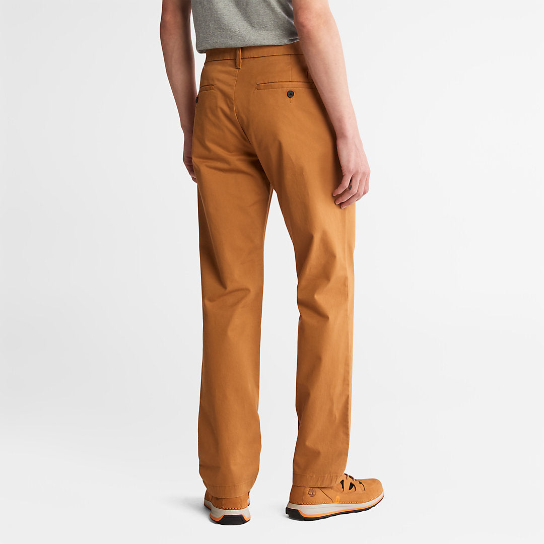 Mens Squam Lake Twill Chino Pants for Men in Yellow - Timberland