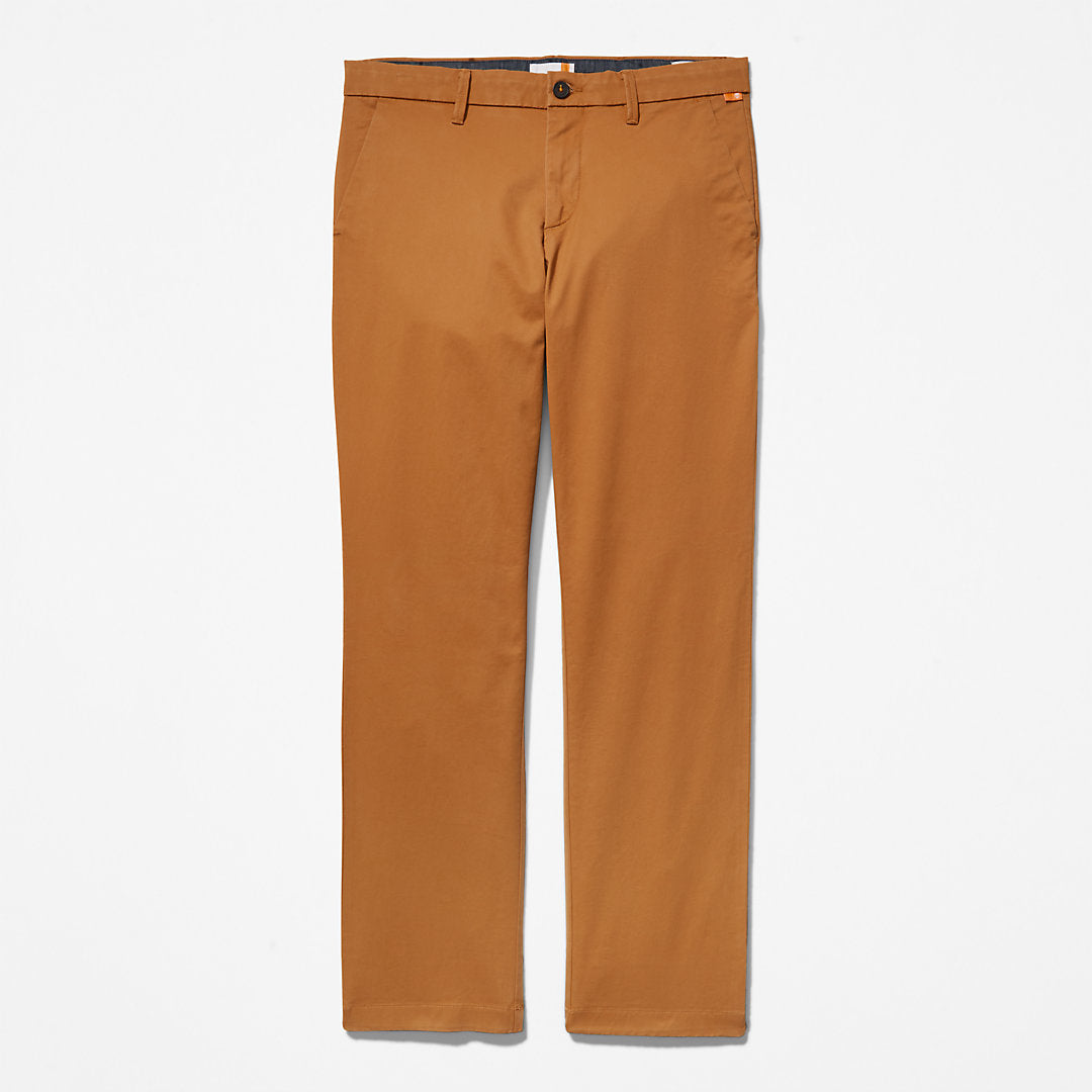 Mens Squam Lake Twill Chino Pants for Men in Yellow - Timberland