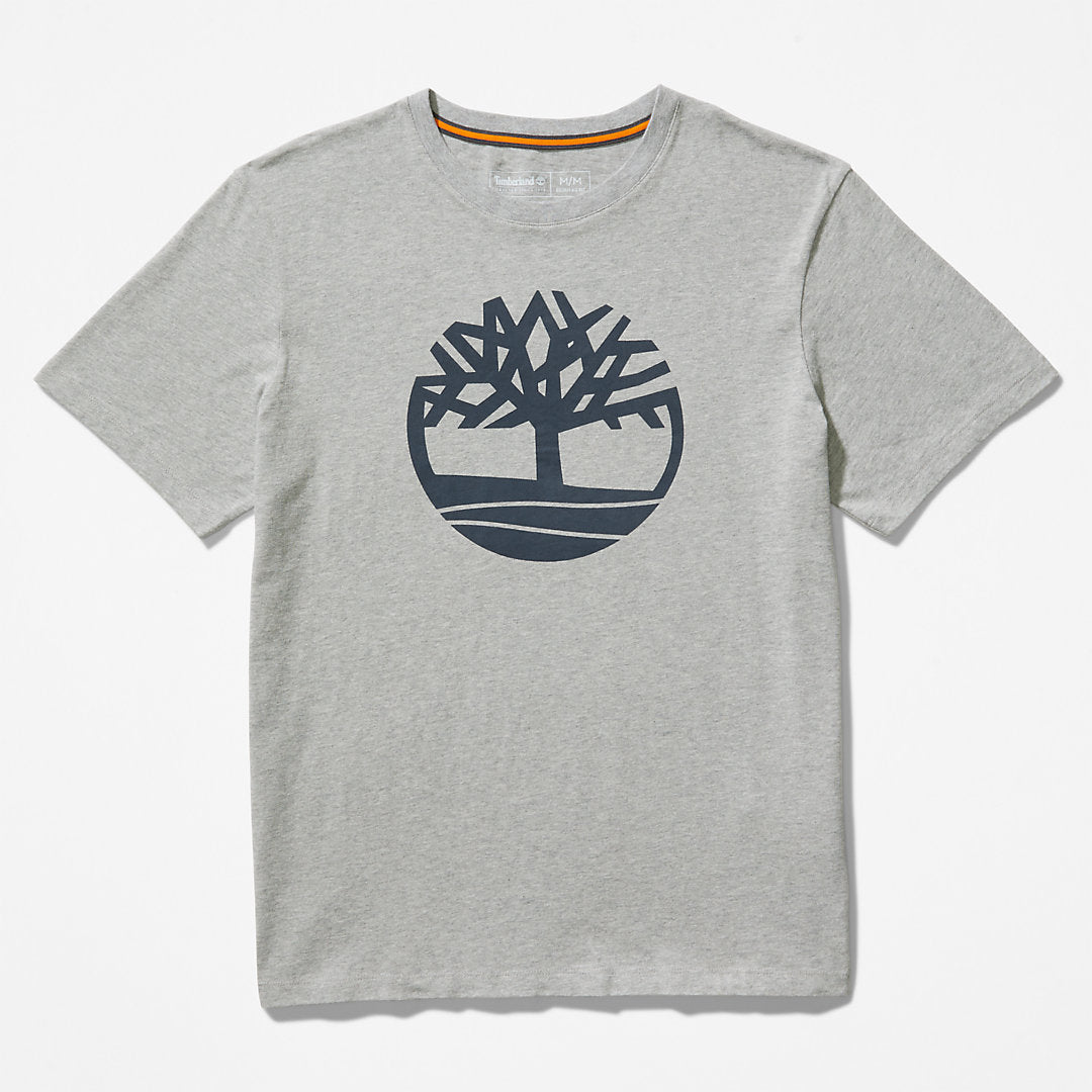 Mens Kennebec River Tree Logo T-shirt for Men in Grey - Timberland