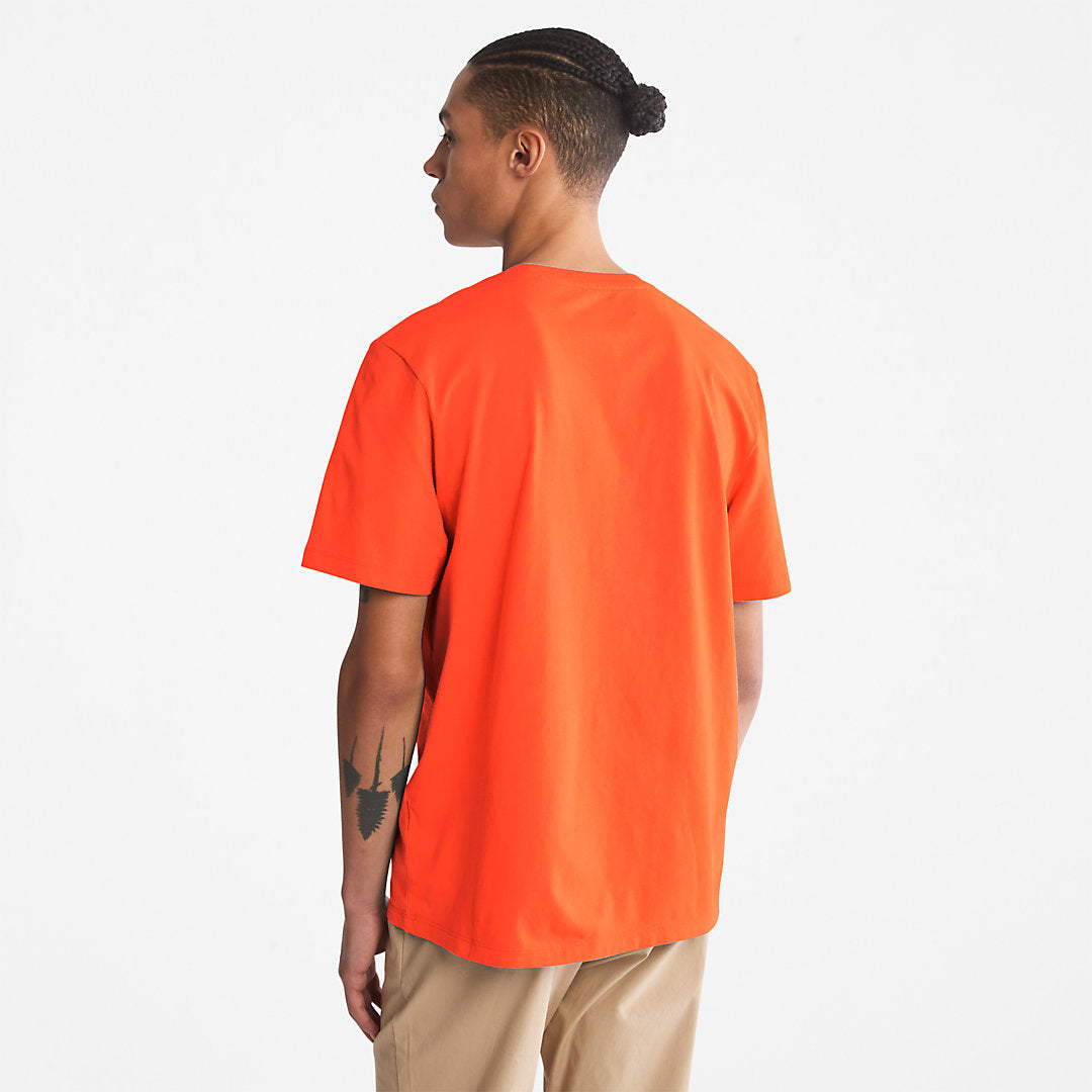 Mens Kennebec River Tree-Logo T-Shirt for Men in Green - Timberland