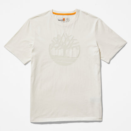 Mens Kennebec River Tree-Logo T-Shirt for Men in White - Timberland
