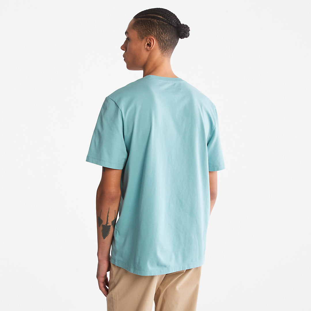 Mens Kennebec River Tree-Logo T-Shirt for Men in Blue - Timberland