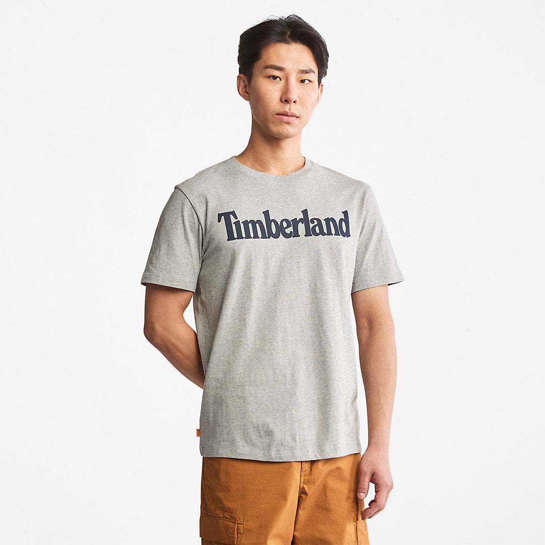 Mens Kennebec River Logo T-Shirt for Men in Grey - Timberland