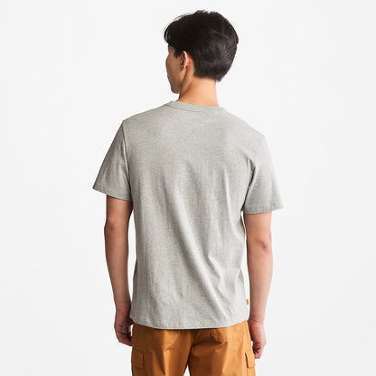 Mens Kennebec River Logo T-Shirt for Men in Grey - Timberland