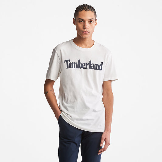 Mens Kennebec River Logo T-Shirt for Men in White - Timberland