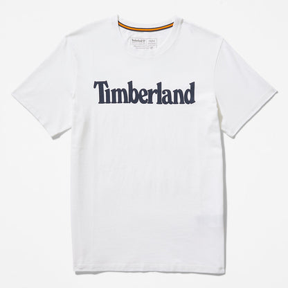 Mens Kennebec River Logo T-Shirt for Men in White - Timberland