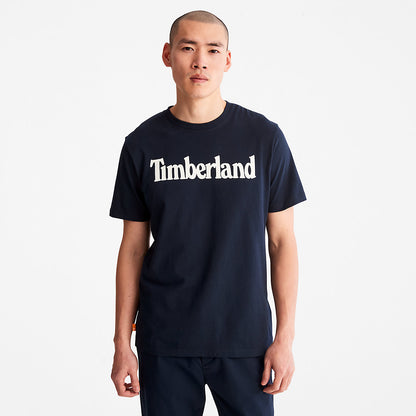 Mens Kennebec River Logo T-Shirt for Men in Navy - Timberland
