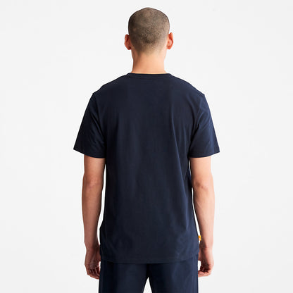 Mens Kennebec River Logo T-Shirt for Men in Navy - Timberland