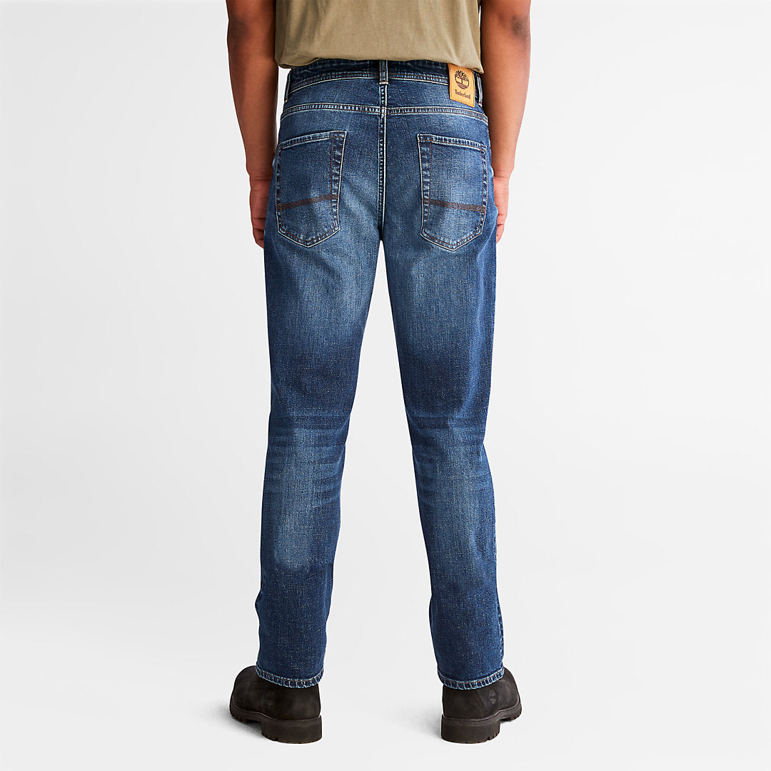 Mens Squam Lake Stretch Jeans in Blue - Timberland