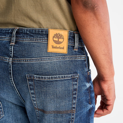 Mens Squam Lake Stretch Jeans in Blue - Timberland